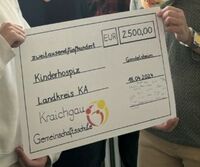 Spendenübergabe Gemeinschaftsschule Gondelsheim