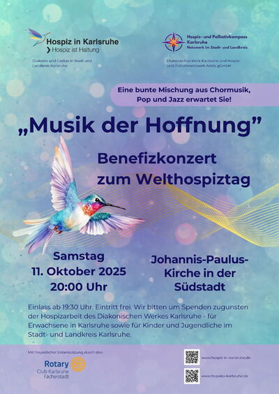Benefizkonzert "Musik der Hoffnung" zum Welthospiztag