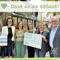 Spendenübergabe mit der 6b, Gymnasium St. Paulusheim in Bruchsal