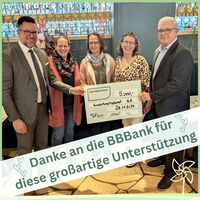Spendenübergabe der BBBank