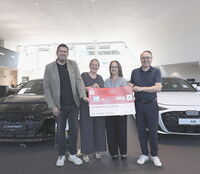 Spendenübergabe Audizentrum Karlsruhe