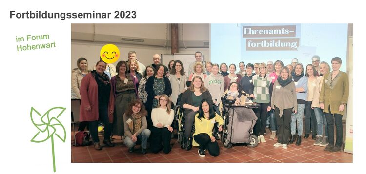 Gruppenbild beim Fortbildungsseminar im Forum Hohenwart