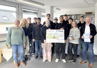 Spendenübergabe Tria Technologies GmbH