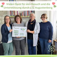 Spendenübergabe LTZ Augustenberg